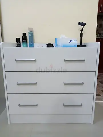 Supreme White 3 Drawer Dresser - Danube - Bought 2 Months Ago
