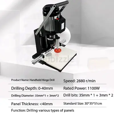 Portable Hinge Drill