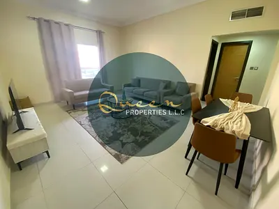 شقة غرفة وصالة مفروشة للإيجار الشهري في المويهات 2 | شامل الفواتير والإنترنت وقرب أكاديمية عجمان