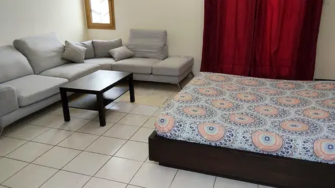 Ideal Studio with balcony Furnished for rent in Spain Cluster, IC1.