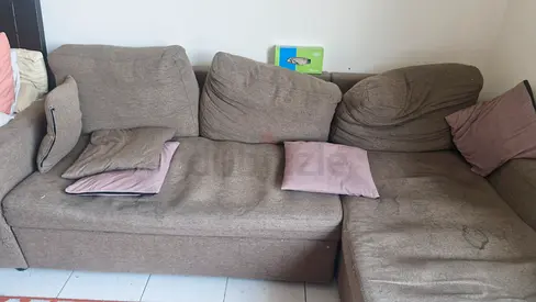 L shaped sofa bed for free