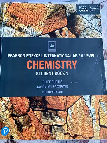 Pearson Edexcel International AS/A Level Chemistry Student Book 1