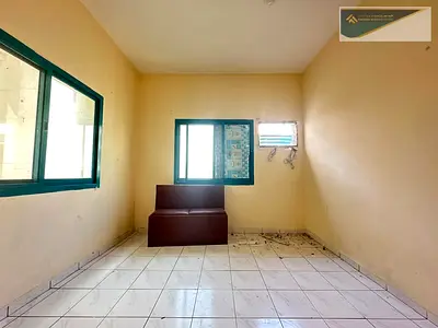 HOT OFFER ! FULLY SPACIOUS BIG OFFER NO DEPOSIT 1BHK WITH BALCONY NEAR TO PARK NEAT AND CLEAN BUILDING ONLY FOR FAMILY JUST 23K IN AL QASIMIA