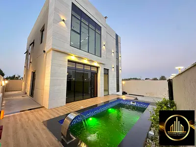 A new villa with a swimming pool and central air conditioning (4 master bedrooms + living room + lounge) at a very attractive price