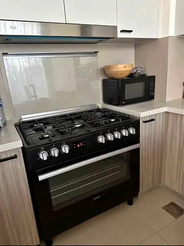 Gorenje Oven Dual Fan 5 Burner Full Gas Cooker Range Size 90cm