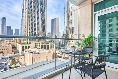 Inviting 2BR w/ Burj Khalifa Views - Downtown | Ideal for Mid Term, Monthly & Weekly Stays | All Bi