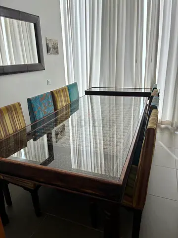 Original wooden Daning table with chairs