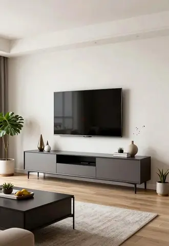 Modern Minimalist TV Stand and Media Console