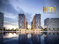 Waterfront Studio | Azizi Venice 9 B | Lagoon & Marina Views