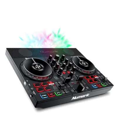 Numark 2-Deck USB DJ Controller with RGB Lights