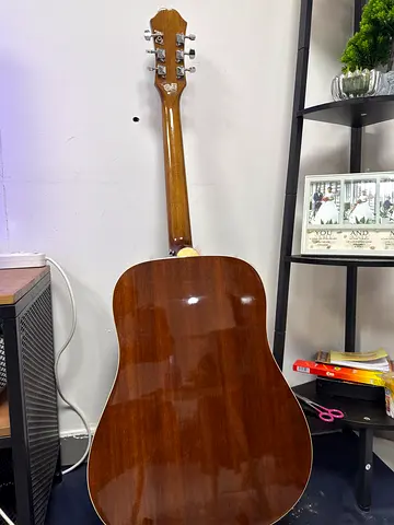 Epiphone Acoustic Guitar - Sunburst, Good Condition Dr-100