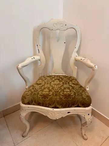 White Vintage Armchair