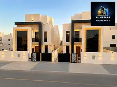 For sale in the upscale Al Bahia neighborhood, registration and ownership fees included, one minute 