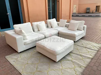 Marina Home Modular Sofa with footstool