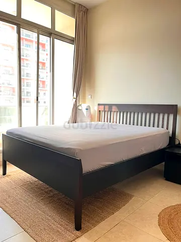 Queen Bed Frame + Bedside Tables