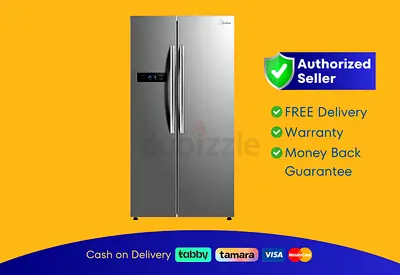 Midea 513L Inverter Side by Side Refrigerator - Warranty - Free Delivery