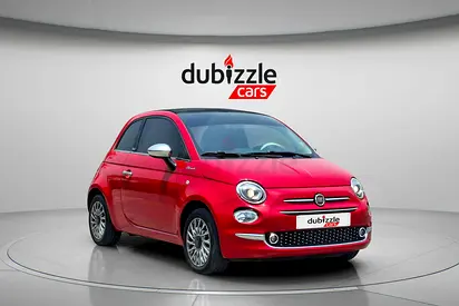 AED 623/month | 2022 Fiat 500 Dolcevita Cabrio | GCC Specs | Ref#492552