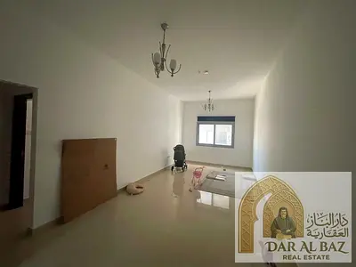 One bedroom and living room for annual rent in Sharjah, Al Taawun | 2 bathrooms | Central air conditioning | Free days before contract start | Free pa