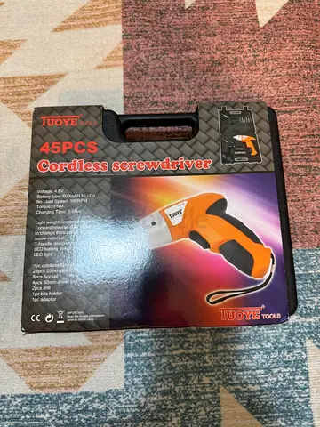 Brand new Electric Screwdriver Kit with Bits and Charger