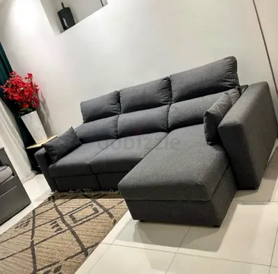Ikea Eskilstuna L shape sofa bed with storage Drak Gray