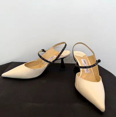 Jimmy Choo Ray Slingback Sandals, size 36