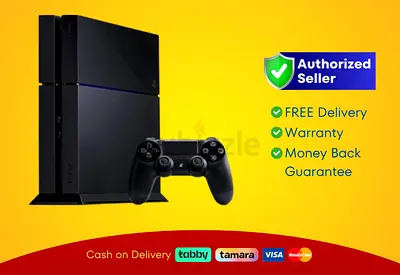 Sony PlayStation 4 - Fat - Black - 500GB  | Brand New |  Warranty | FREE  Delivery