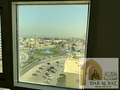 **One-Bedroom Apartment for Annual Rent in Sharjah – Al Butaina Area | Master Bedroom and Sea View