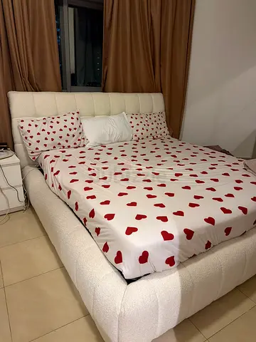 New bed with new mattress