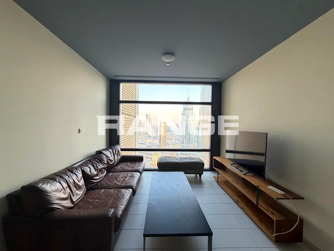 Elegant | Furnished 1BR | Burj Khalifa View
