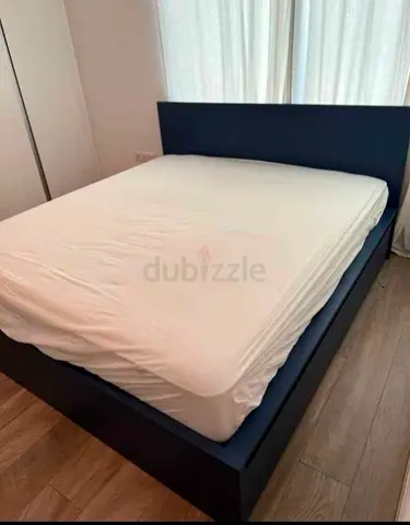 IKEA MALM King Size Bed + 2 Storage Drawers + Mattress