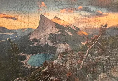 Rocky Mountains – 1000 Piece Puzzle Artwork | Ready to Frame