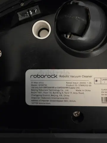 Roborock S7 Max Ultra robotic vacuum cleaner - used, working