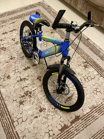 Kids 20 James Urban Blue/Green Mountain Bike - Good Condition