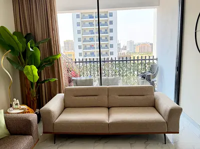 3-Seater Sofa Bed • Beige • AED 1,400