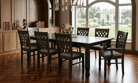 Brand New Solid Wooden Dining Set 8 Seatr New For Sale