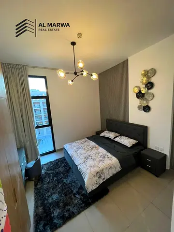 Fully Furnished 1BHK Apartment in Al Mamsha Sharjah | Modern Gated Community Living | Spacious Layout with Stylish Interiors | Bright Living Space with Built-in Wardrobes | Premium Amenities Including