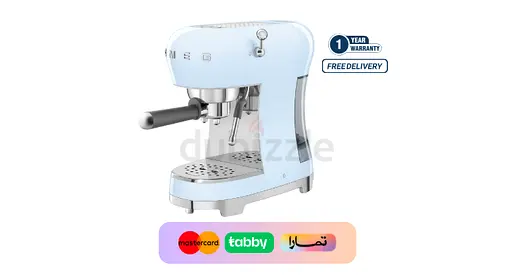 Smeg Espresso Coffee Machine ECF02PBUK