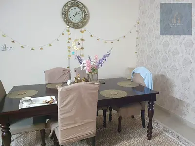 For sale Ground floor house in Umm Khanoor, Sharjah, located on two paved roads