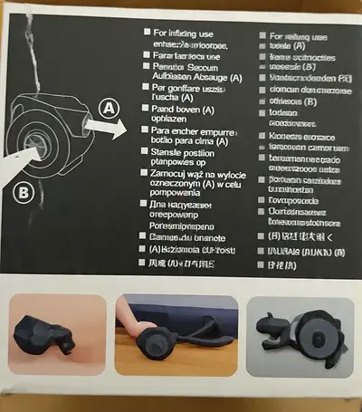 Replacement Air Pump Nozzle / Inflator Attachment (New)