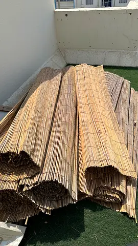 Bamboo Fence, Bamboo Screen, Reed Fence, Garden Fence, Privacy Screen 3m x 5m / خوص، سياج بامبو