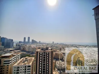 تكيف عالمالك باركن جيم مسبح خزائن بالحائط غرفه خادمه ماستر بلكونه اطلاله بحريه اجمل واكبر ثلاثه وصاله بالشارقه ساونا جاكوزى