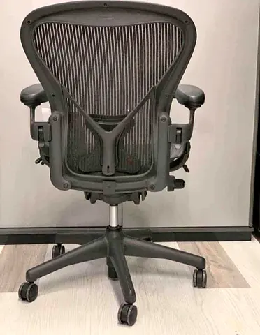 Herman Miller Aeron chair for selling.size B.colour black and gray