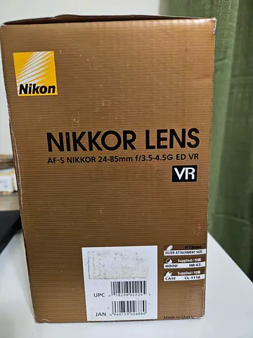 Nikon AF-S NIKKOR 24-85mm f/3.5-4.5G ED VR (boxed)