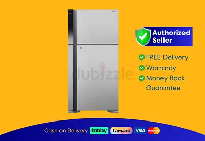 Hitachi 715L Top Mount Double Door Refrigerator - Warranty - Free Delivery