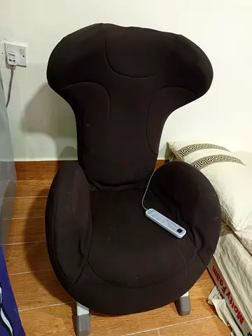 Ergonomic Reclining Floor/Accent Chair with Remote - Dark Brown
