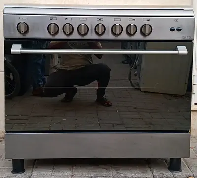 working Perfect ARISTON gas stove 5burners 90x60cm