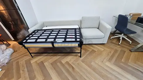 Ikea vimle three seater sofa bed with mattress