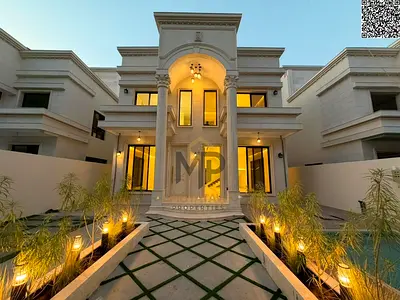 Luxury villa for sale in a very prime strategic location, with a private pool and high-end finishes. The price includes registration and ownership fee