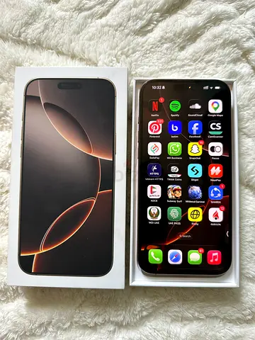 Iphone 16 pro max 256gb tdra waterproof with box and cable