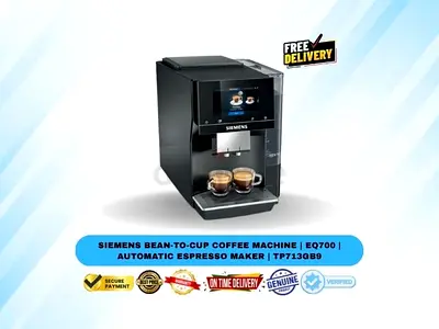 Siemens Bean-to-Cup Coffee Machine | EQ700 | Automatic Espresso Maker | TP713GB9